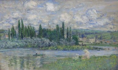 Claude Monet View of Vetheuil-sur-Seine 1880