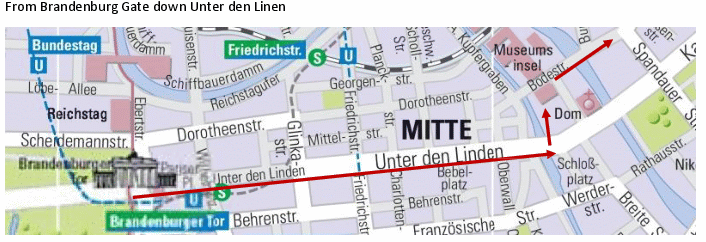 Map Unter den Linden
