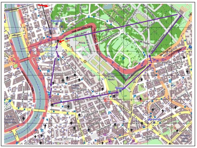 Walking in Rome from Spagna 2