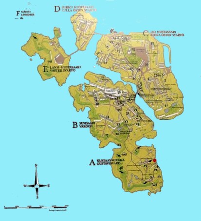 Map of Suomenlinna - Copy
