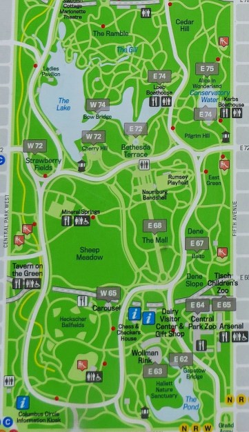 Central Park Map 2