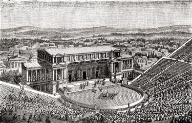 theatre of Dionysius reconstruction a