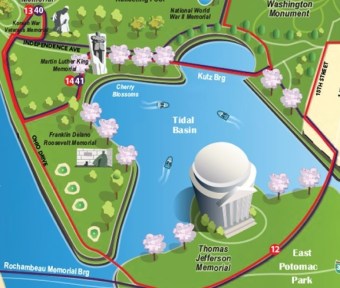 Tidal Basin Map