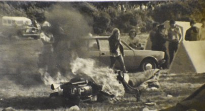 0 Lisdoonvarna Music burning bike