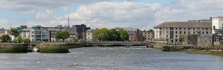 River Corrib and Wolfe Tone Bridge, Galway